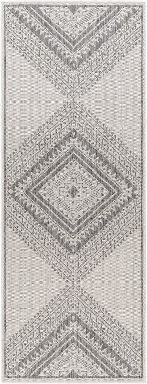 Long Beach LBH-2338 2'7" x 7'3" Machine Woven Rug LBH2338-2773 Livabliss Surya