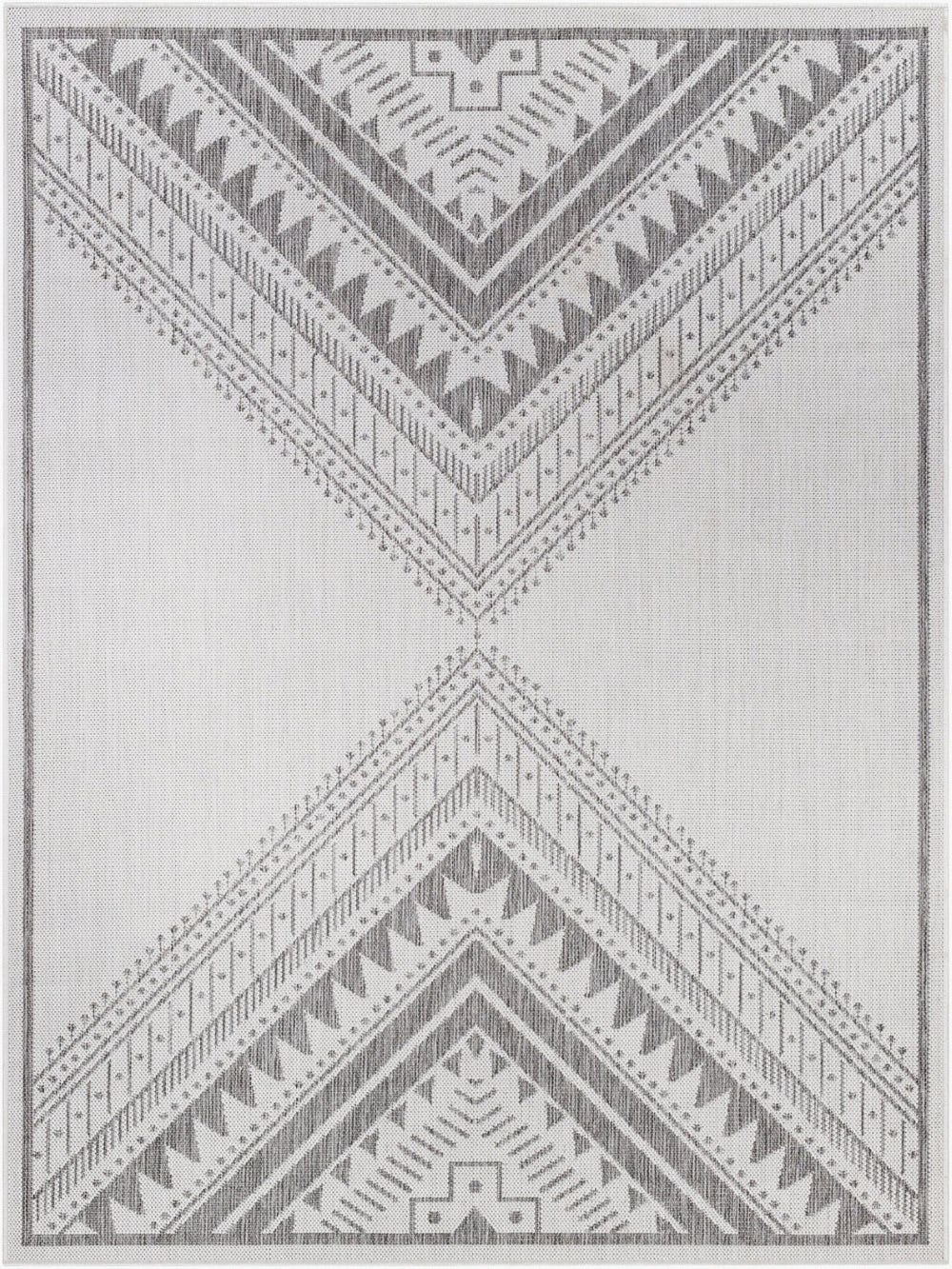 Livabliss Long Beach Global Pattern Polypropylene Area Rug for Living Room or Entryway LBH2338-537