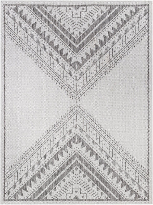 Livabliss Long Beach Global Pattern Polypropylene Area Rug for Living Room or Entryway LBH2338-537