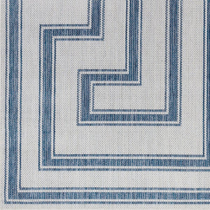 Livabliss Long Beach Moroccan Geometric Runner Rug Polypropylene Hallway Entryway Indoor Outdoor LBH2344-2773