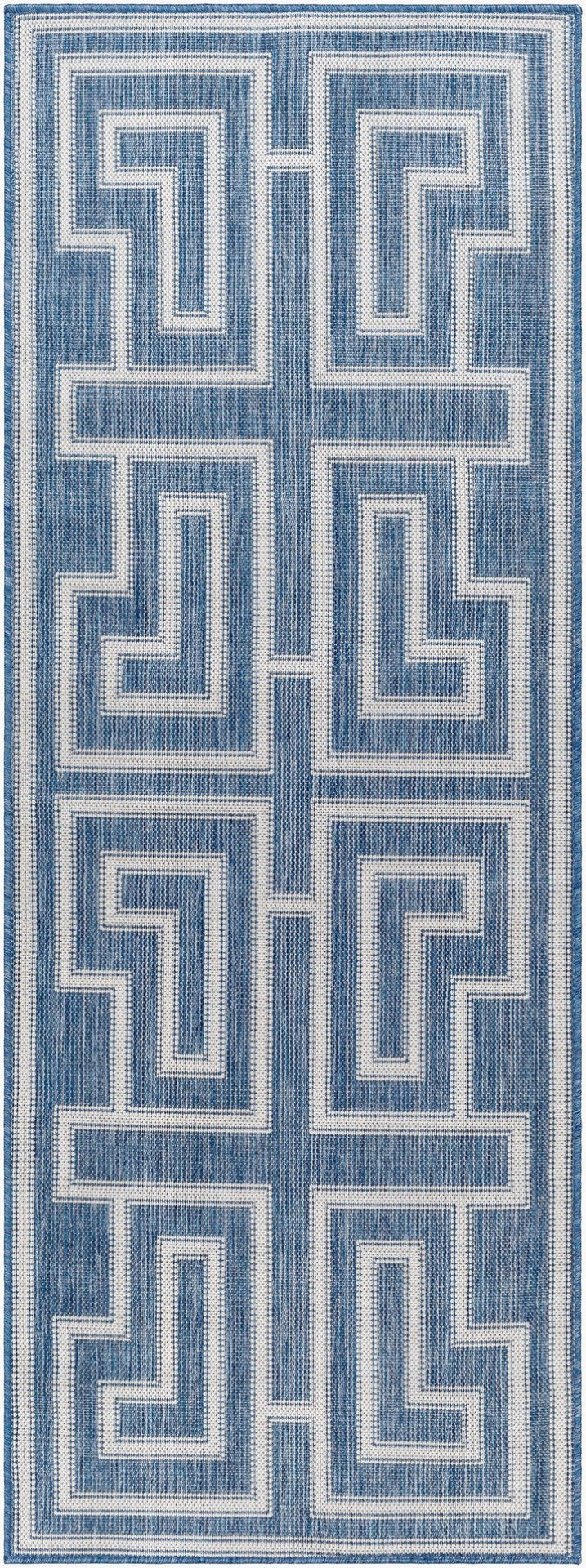 Livabliss Long Beach Moroccan Geometric Flatweave Runner Rug for Hallways and Entryways LBH2345-2773