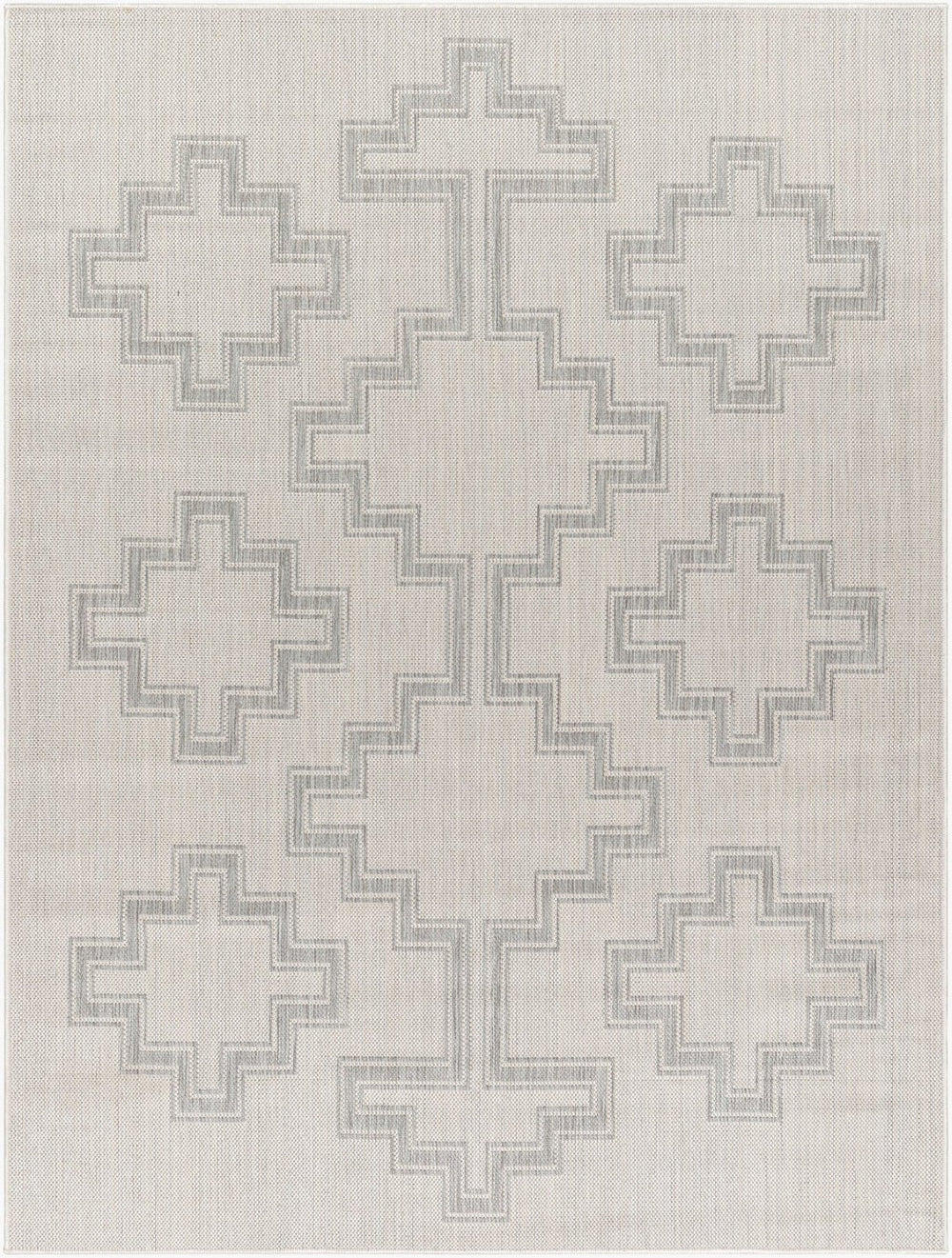 Livabliss Long Beach Moroccan Geometric Flatweave Polypropylene Rug for Indoor Outdoor Use LBH2346-537