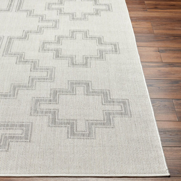 Livabliss Long Beach Moroccan Geometric Flatweave Polypropylene Rug for Indoor Outdoor Use LBH2346-537