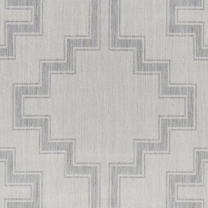 Livabliss Long Beach Moroccan Geometric Flatweave Polypropylene Rug for Indoor Outdoor Use LBH2346-537
