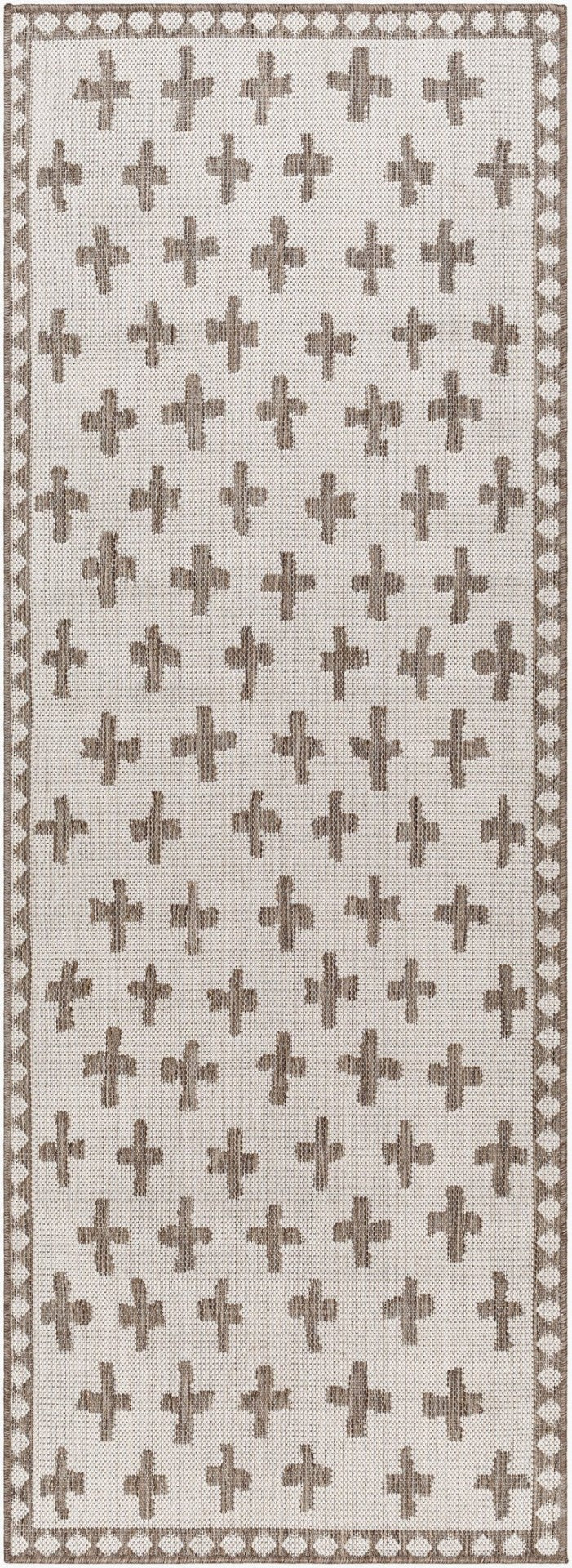 Livabliss Long Beach Geometric Moroccan Flatweave Polypropylene Runner for Entryways and Patios LBH2360-2773