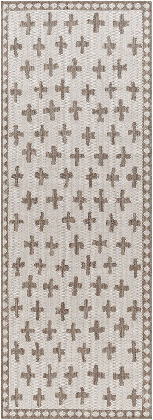 Livabliss Long Beach Geometric Moroccan Flatweave Polypropylene Runner for Entryways and Patios LBH2360-2773