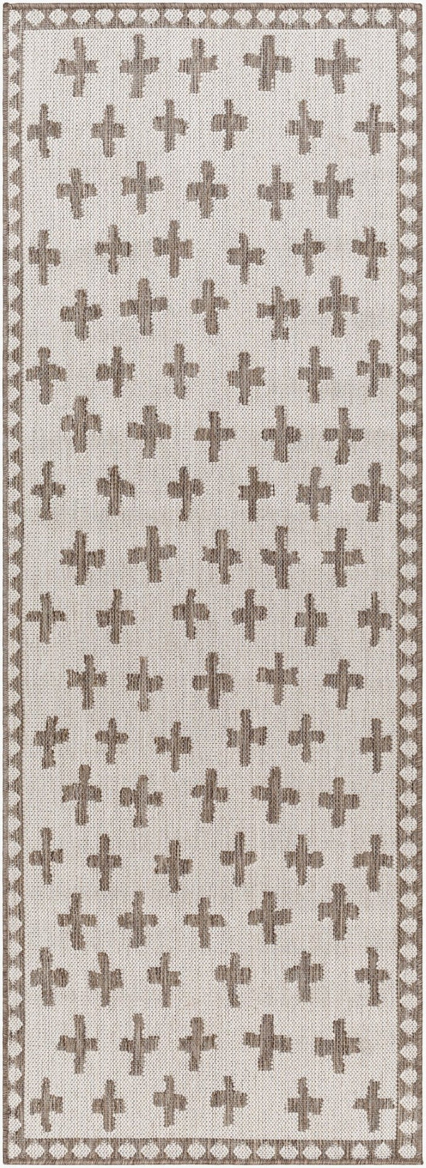 Livabliss Long Beach Geometric Moroccan Flatweave Polypropylene Runner for Entryways and Patios LBH2360-2773