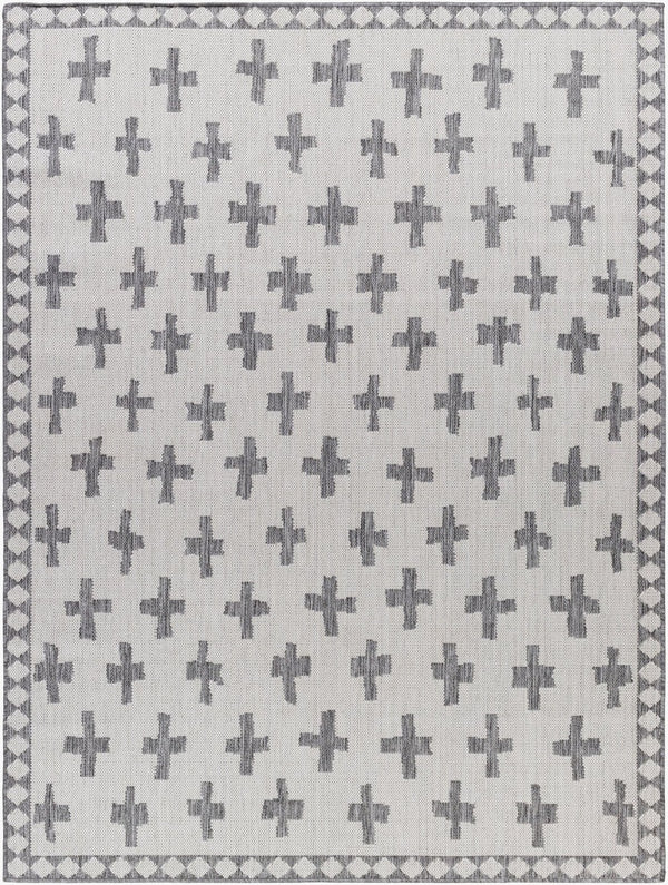 Livabliss Long Beach Moroccan Flatweave Polypropylene Indoor Outdoor Rug for Patio Living Room LBH2361-537