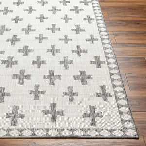 Livabliss Long Beach Moroccan Flatweave Polypropylene Indoor Outdoor Rug for Patio Living Room LBH2361-537