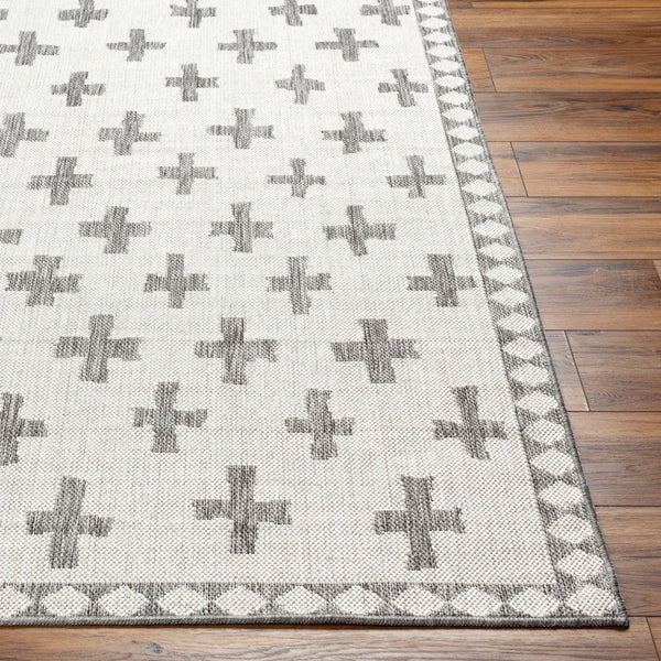 Livabliss Long Beach Moroccan Flatweave Polypropylene Indoor Outdoor Rug for Patio Living Room LBH2361-537