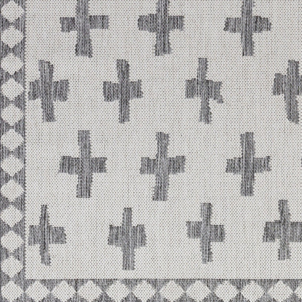 Livabliss Long Beach Moroccan Flatweave Polypropylene Indoor Outdoor Rug for Patio Living Room LBH2361-537