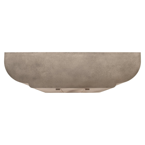 Bernhardt Bernhardt Romer Buffet In Forry Mahogany With Graphite Cast-Aluminum Top, Rustic Modern Storage Elegance 338134