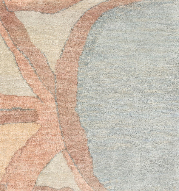 Surya Libra One Lbo-1001 Handmade 2' X 3' Wool Rug - Unique Fringe Design, Crafted In India, Timeless Style Beige Wool Lbo1001-23