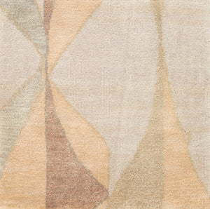 Surya Libra One Lbo-1001 Handmade 2' X 3' Wool Rug - Unique Fringe Design, Crafted In India, Timeless Style Light Brown Wool Lbo1002-69