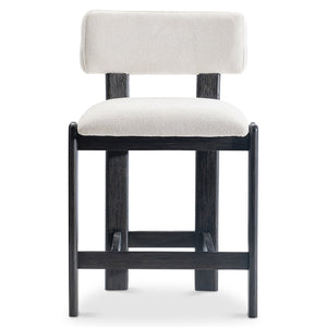 Bernhardt Bernhardt Baxter Upholstered Counter Stool with Wood Base for Kitchen or Bar L25581