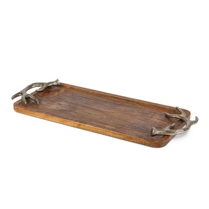 Antler Mango Wood Tray, 26" X 12" EAW95954 Park Hill