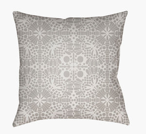 Livabliss Laser Cut Geometric Accent Pillow Artisan Polyester Bohemian Decor 18 Inch Square LC001-1818