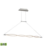 Twist 2'' Wide 2-Light Linear Chandelier