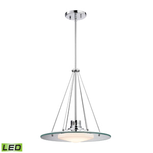 Tribune 15.75'' Wide 1-Light Pendant - Chrome LC414-PW-80 Elk Lighting