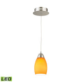 Buro 4'' Wide 1-Light Mini Pendant - Satin Nickel LCA201-8-16M Elk Lighting