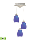 Buro 9'' Wide 3-Light Mini Pendant - Satin Nickel LCA203-7-16M Elk Lighting