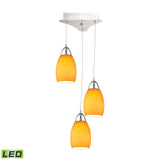 Buro 9'' Wide 3-Light Mini Pendant - Chrome LCA203-8-15 Elk Lighting