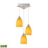 Buro 9'' Wide 3-Light Mini Pendant - Satin Nickel LCA203-8-16M Elk Lighting