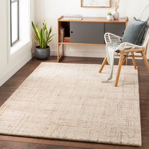 Surya Lucca 2' X 3' Handmade Wool Rug - Elevate Your Home Decor With Luxurious Modern Style Today! Tan Wool Lca2301-23