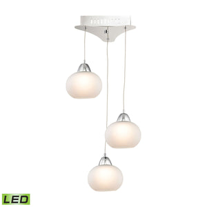 Ciotola 10'' Wide 3-Light Mini Pendant - Chrome LCA403-10-15 Elk Lighting