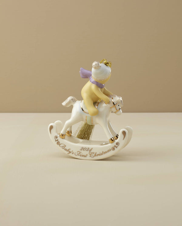 Lenox 2024 Winnie The Pooh Baby's 1st Christmas Ornament Multi, IVORY PORCELAIN 895777