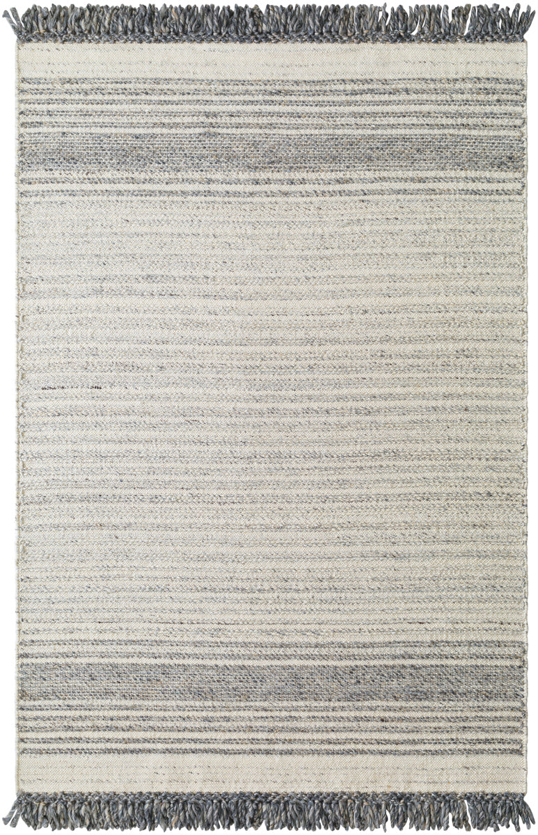 Lucie LCE-2301 9' x 12' Handmade Rug LCE2301-912  Ash, Light Silver, Sage Surya
