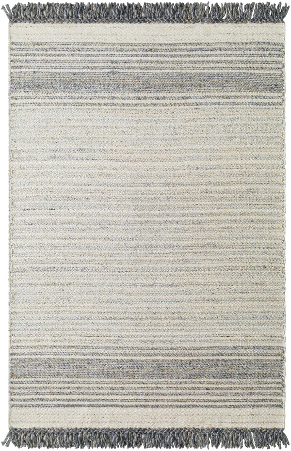 Lucie LCE-2301 9' x 12' Handmade Rug LCE2301-912  Ash, Light Silver, Sage Surya