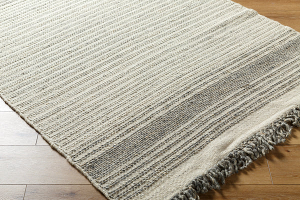 Lucie LCE-2301 9' x 12' Handmade Rug LCE2301-912  Ash, Light Silver, Sage Surya
