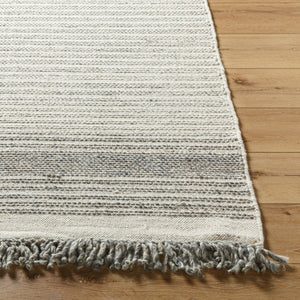 Lucie LCE-2301 9' x 12' Handmade Rug LCE2301-912  Ash, Light Silver, Sage Surya