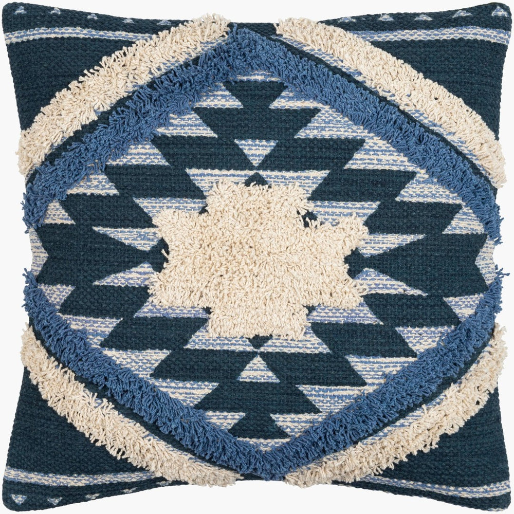 Livabliss Lachlan Cotton Square Accent Pillow Rustic Lodge Warmth for Sofas and Armchairs LCH002-2222P