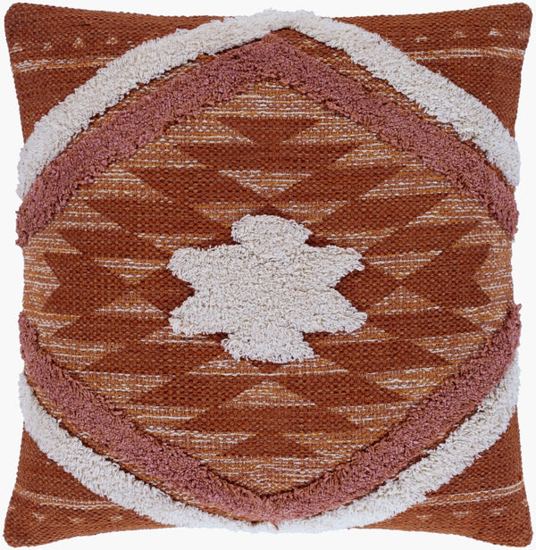 Livabliss Lachlan Cotton Throw Pillow Rustic Lodge Square Accent for Sofa or Cabin Decor LCH003-1818