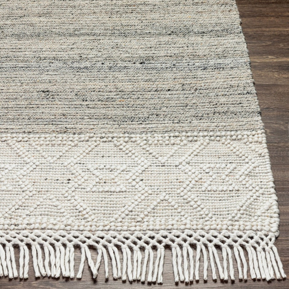 Livabliss Lucia Handwoven Wool Blend Cottage Area Rug with Fringe for Entryways and Bedrooms LCI2302-2339