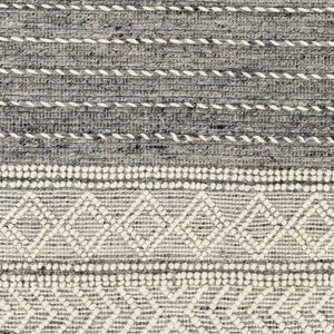 Livabliss Lucia Handwoven Wool Blend Flat Weave Accent Rug with Fringe for Entryway or Bedroom LCI2304-2339