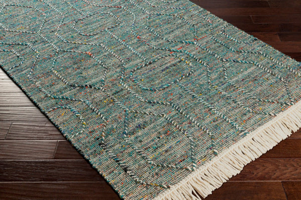 Livabliss Lucia Handwoven Flatweave Accent Rug Wool Blend Fringe Edge Cottage Farmhouse Style LCI2306-2339