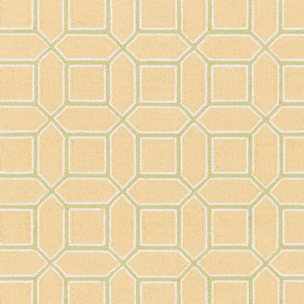 Surya Lucka Lck-2000 2'6" X 8' Handmade Wool Rug - Modern, Durable, Low Pile, Chemical-free Cleaning Option Saffron Wool Lck2003-268