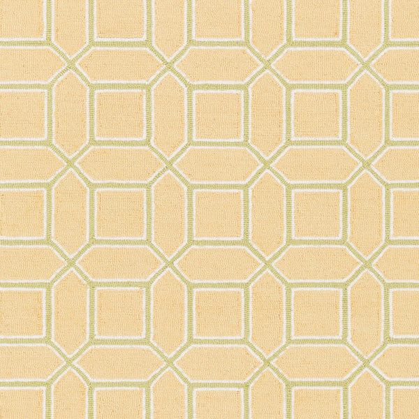 Surya Lucka Hand Hooked Wool Runner Rug Geometric Pattern for Hallway and Entryway LCK2003-268