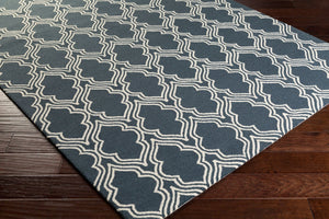 Surya Lucka Hand Hooked Wool Runner Rug Modern Low Pile Hallway and Entryway Accent LCK2032-268