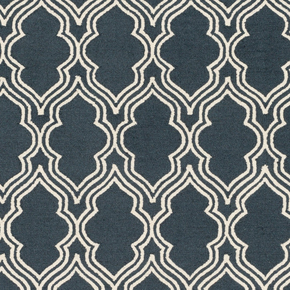 Surya Lucka Hand Hooked Wool Runner Rug Modern Low Pile Hallway and Entryway Accent LCK2032-268