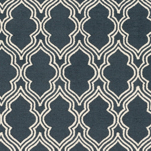 Surya Lucka Hand Hooked Wool Runner Rug Modern Low Pile Hallway and Entryway Accent LCK2032-268