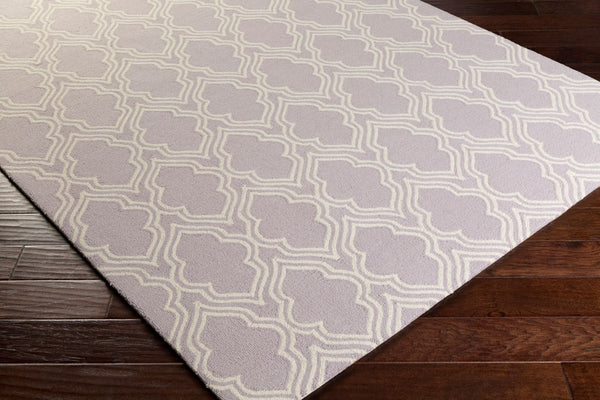 Surya Lucka Lck-2000 2'6" X 8' Handmade Wool Rug - Modern, Durable, Low Pile, Chemical-free Cleaning Option Lilac Wool Lck2035-268