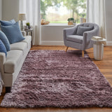 Feizy Rugs Indochine Plush Hand-tufted Polyester Shag Rug - Luxurious High Pile For Contemporary Spaces Purple,Pink Polyester 4944550famt000c50