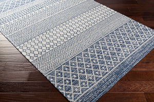 Livabliss La Casa Flatweave Cotton Area Rug Moroccan Geometric Pattern for Living Dining Rooms LCS2307-710102