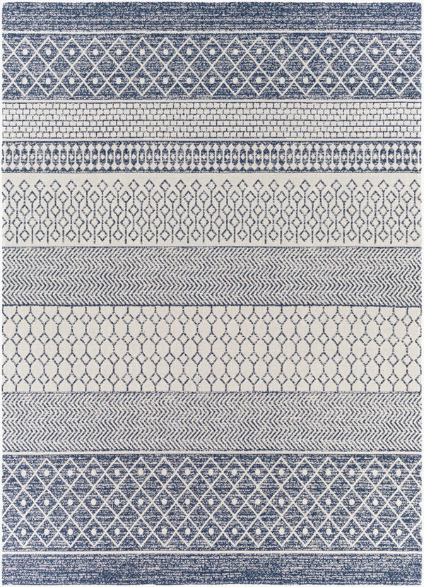 Livabliss La Casa Flatweave Cotton Area Rug Moroccan Geometric Pattern for Living Dining Rooms LCS2307-710102
