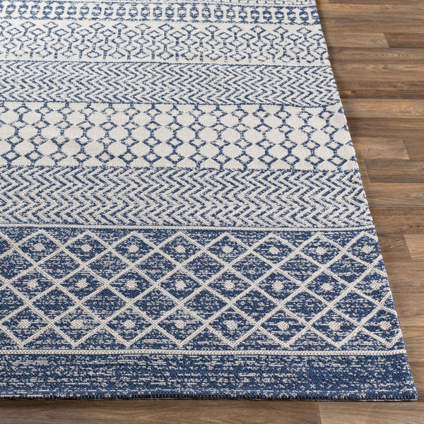 Livabliss La Casa Flatweave Cotton Area Rug Moroccan Geometric Pattern for Living Dining Rooms LCS2307-710102