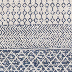 Livabliss La Casa Flatweave Cotton Area Rug Moroccan Geometric Pattern for Living Dining Rooms LCS2307-710102